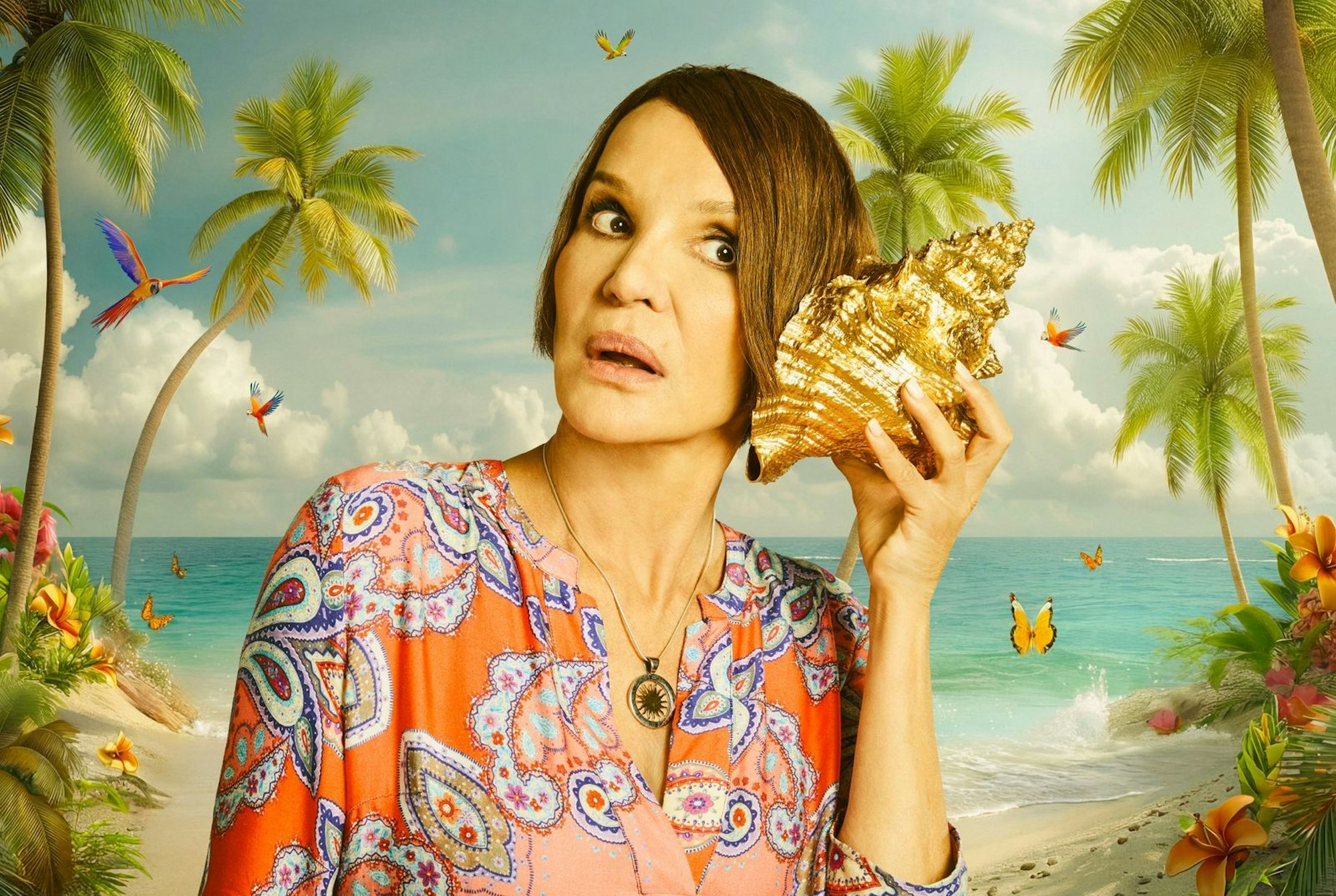 Zuletzt war Anouschka Renzi häufiger in Reality-Sendungen zu sehen. Nun gehört sie zu den „Promis unter Palmen“. (Bild: Joyn/Gerhard Merzeder)