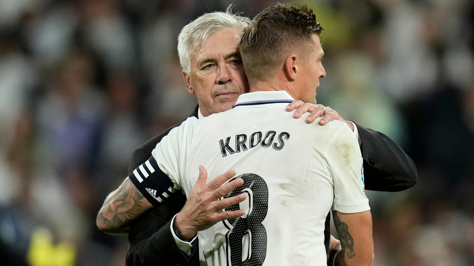 Trainer-Legende Carlo Ancelotti und Ex-Nationalspieler Toni Kroos