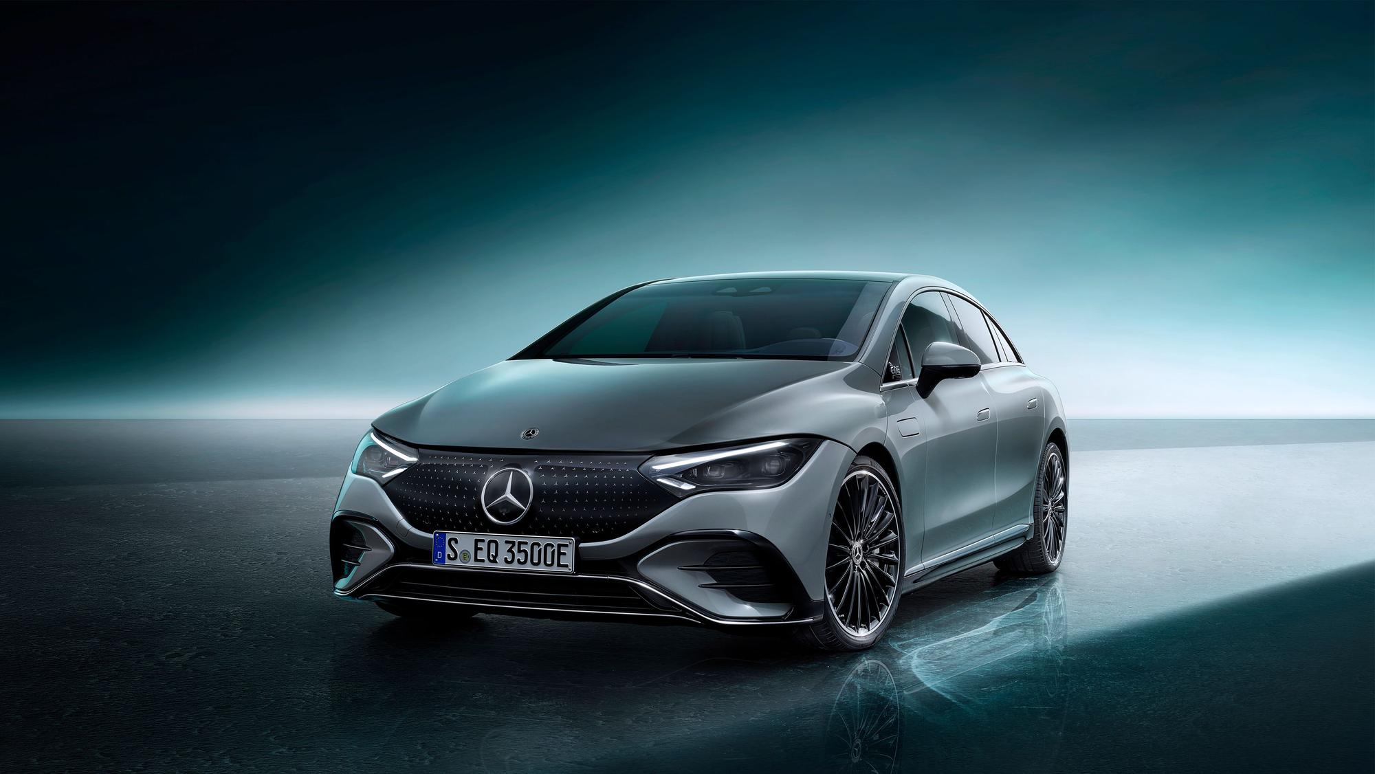 Den Mercedes EQE 350 fuhren die Bürgermeisterinnen bis Ende Februar als eines von zwei Autos.