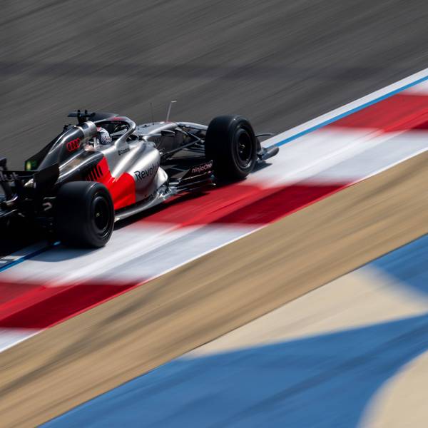 Nico Hülkenberg drehte auf der Rennstrecke in Bahrain viele Runden mit dem Audi.