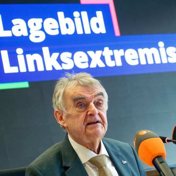 Herbert Reul, Innenminister des Landes Nordrhein-Westfalen, bei der Vorstellung des „Lagebild Linksextremismus“.Foto: Henning Kaiser/dpa +++ dpa-Bildfunk +++