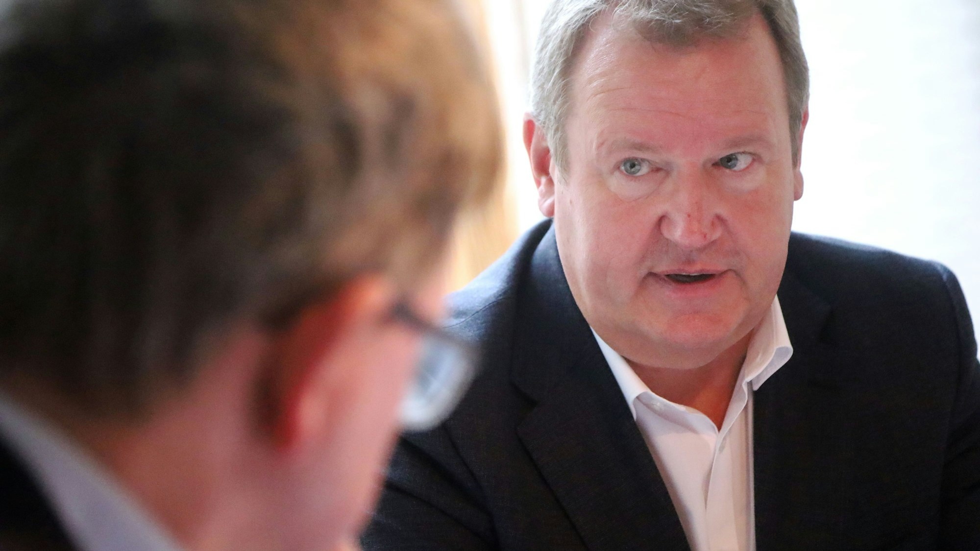 23.02.2026, Köln: Interview mit dem neuen Vorstandsvorsitzenden der Kreissparkasse Köln Thomas Pennartz Foto: Arton Krasniqi