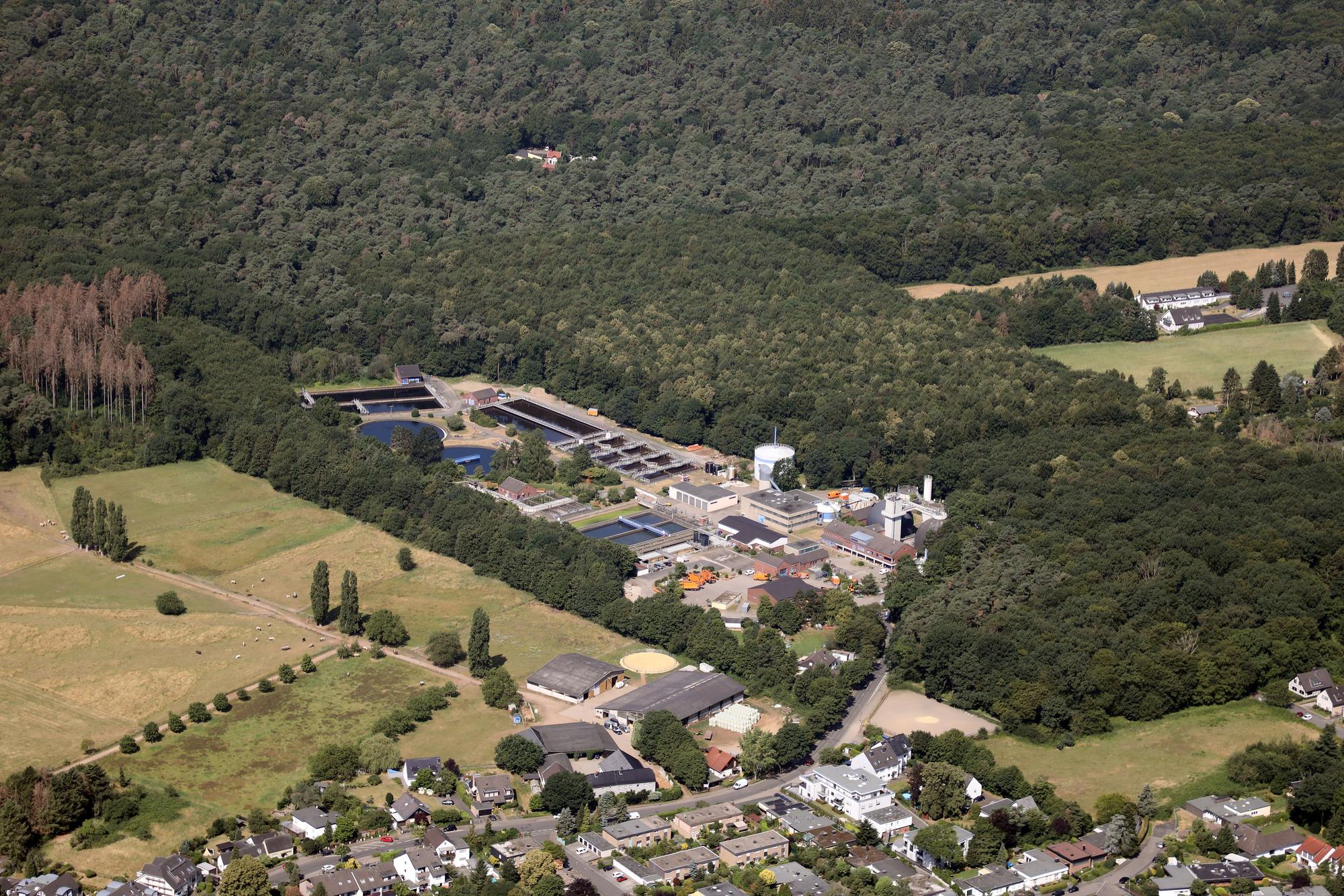 Die Kläranlage Beningsfeld ist auf dem Foto zu sehen