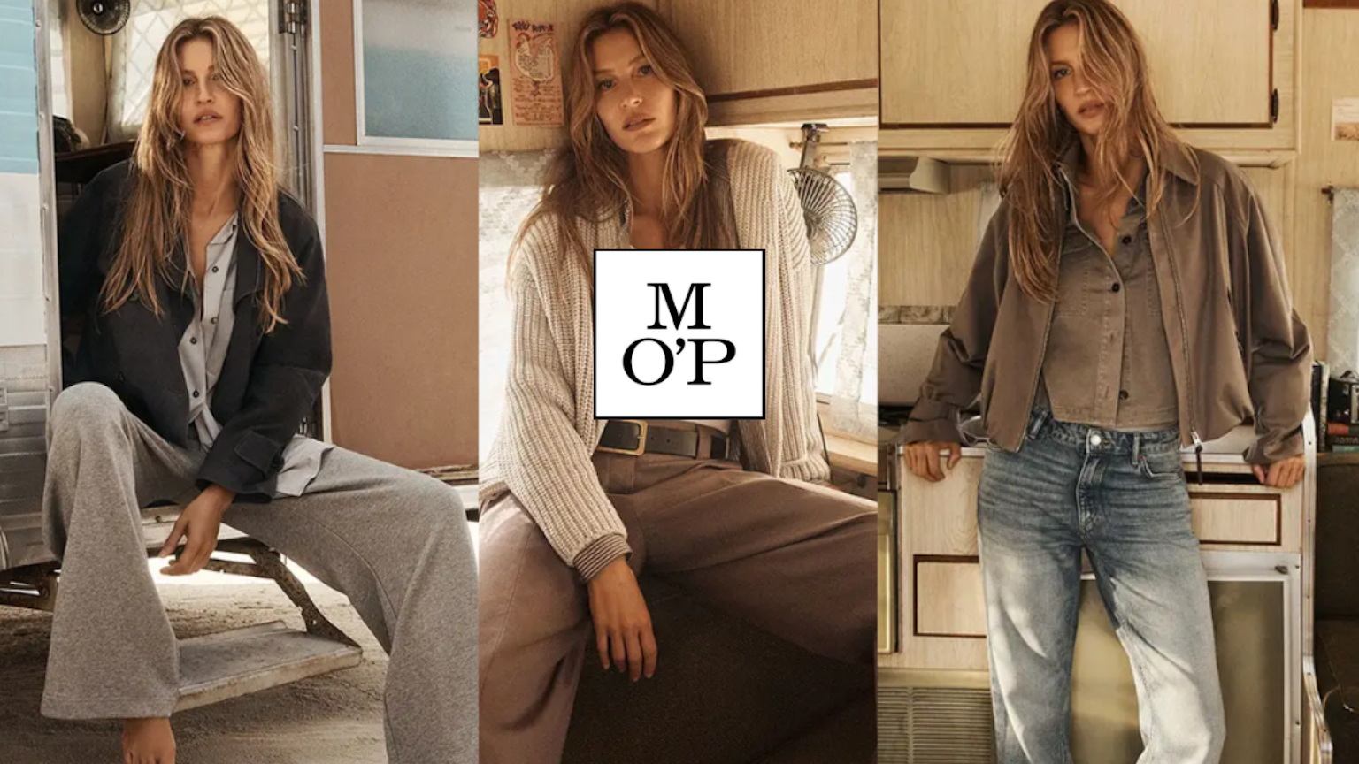 Gisele Bündchen in einem Look der Marc O'Polo Kollektion für Frühjahr/Sommer 2026.