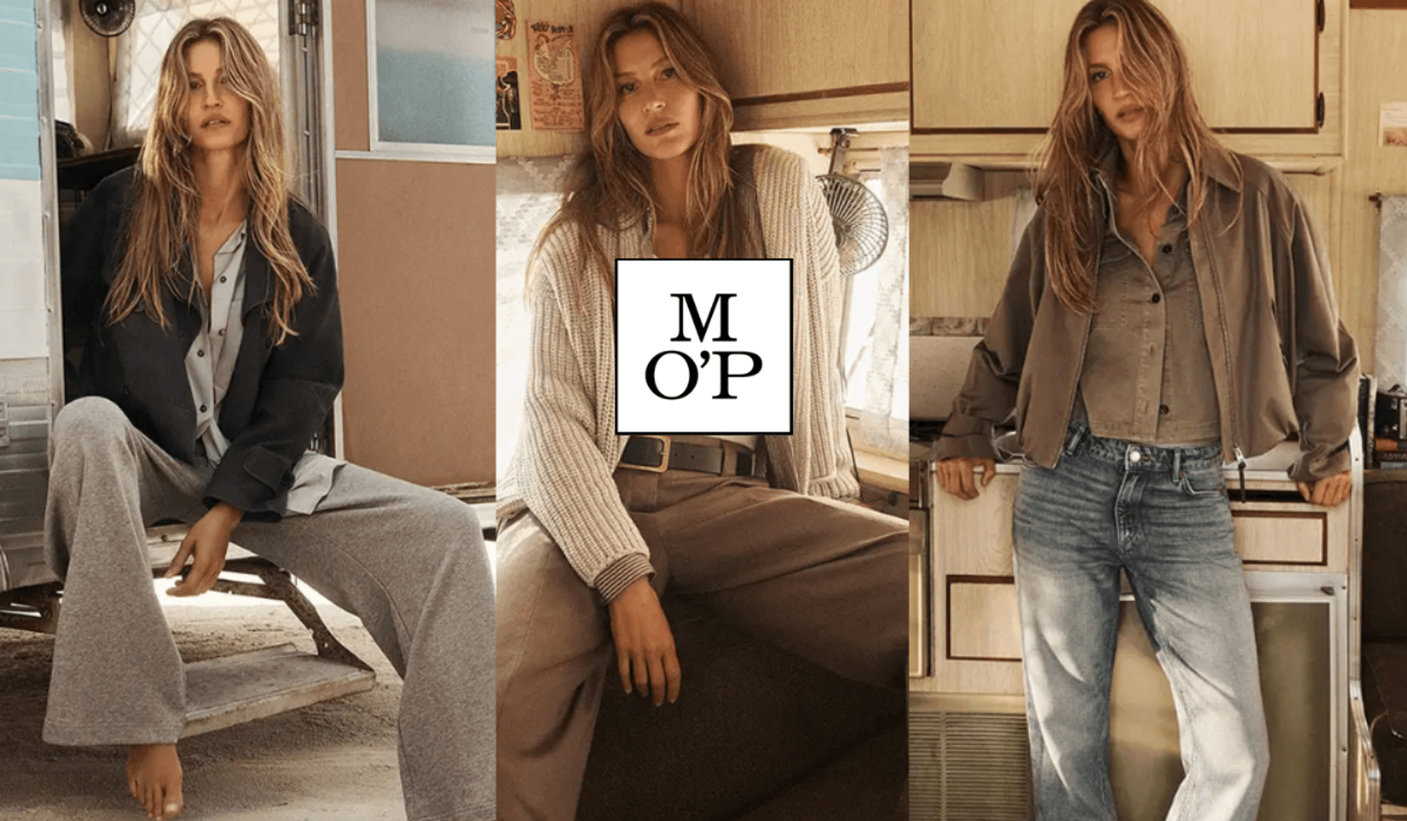Gisele Bündchen in einem Look der Marc O'Polo Kollektion für Frühjahr/Sommer 2026.