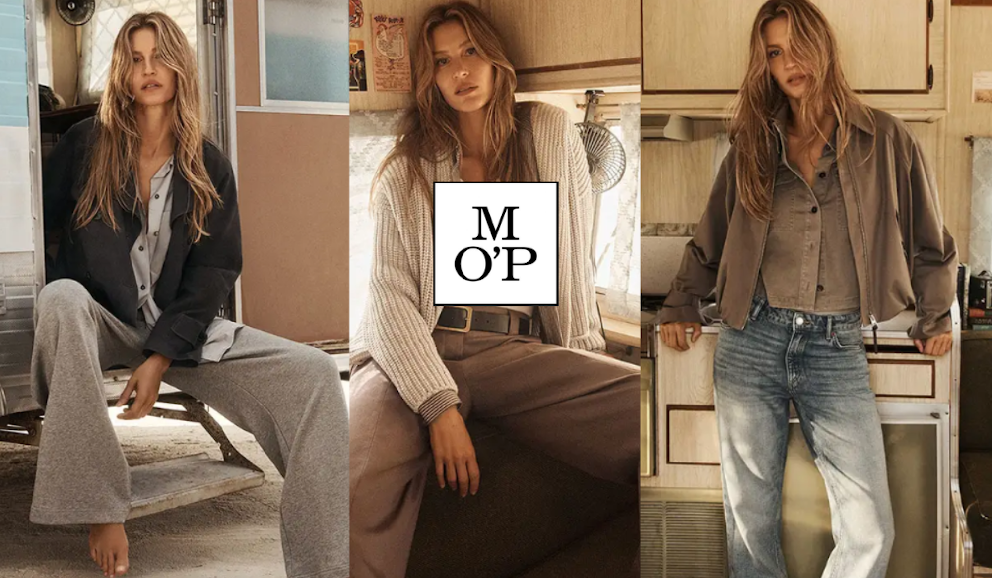 Gisele Bündchen in einem Look der Marc O'Polo Kollektion für Frühjahr/Sommer 2026.