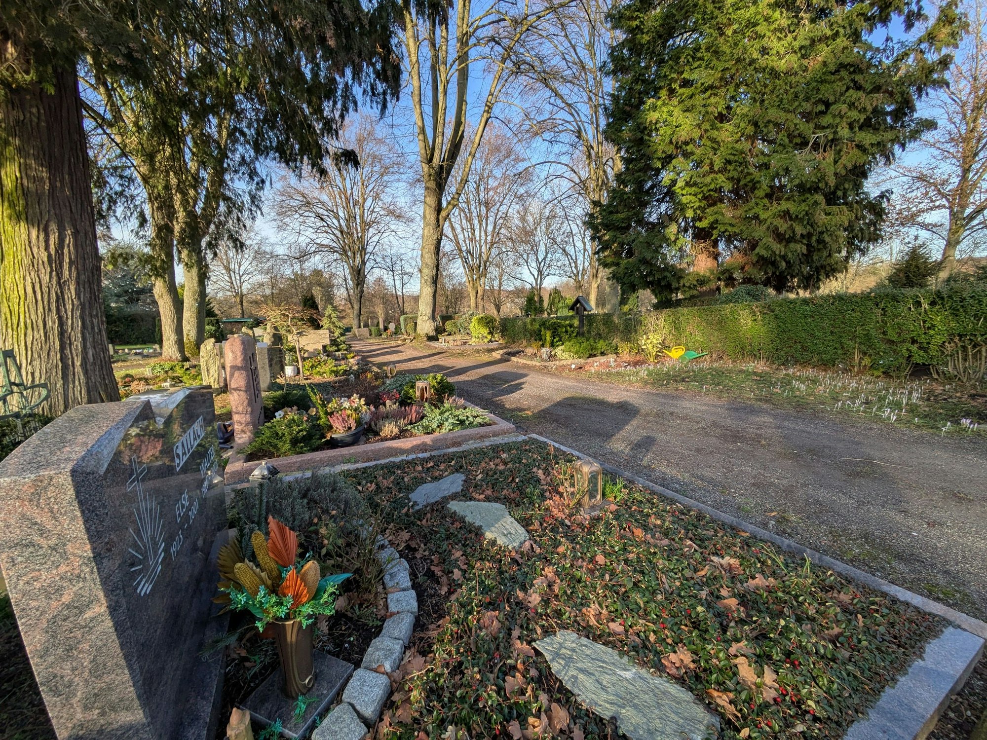 Der Friedhof in Lützenkirchen