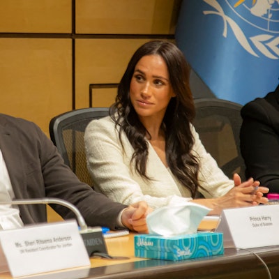 Herzogin Meghan und Prinz Harry nehmen in Amman an einer Roundtable-Konferenz der Weltgesundheitsorganisation (WHO) teil.