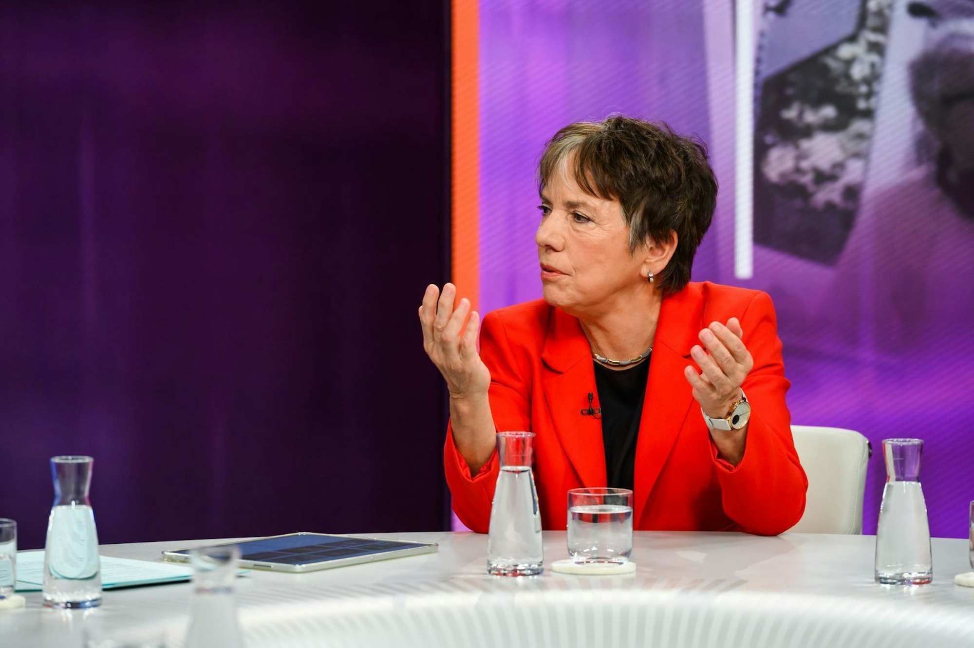 Theologin Margot Käßmann forderte, dass bei den Epstein-Files die Opferperspektive in den Mittelpunkt gerückt werde müsse. (Bild: ZDF/ Jule Roehr )