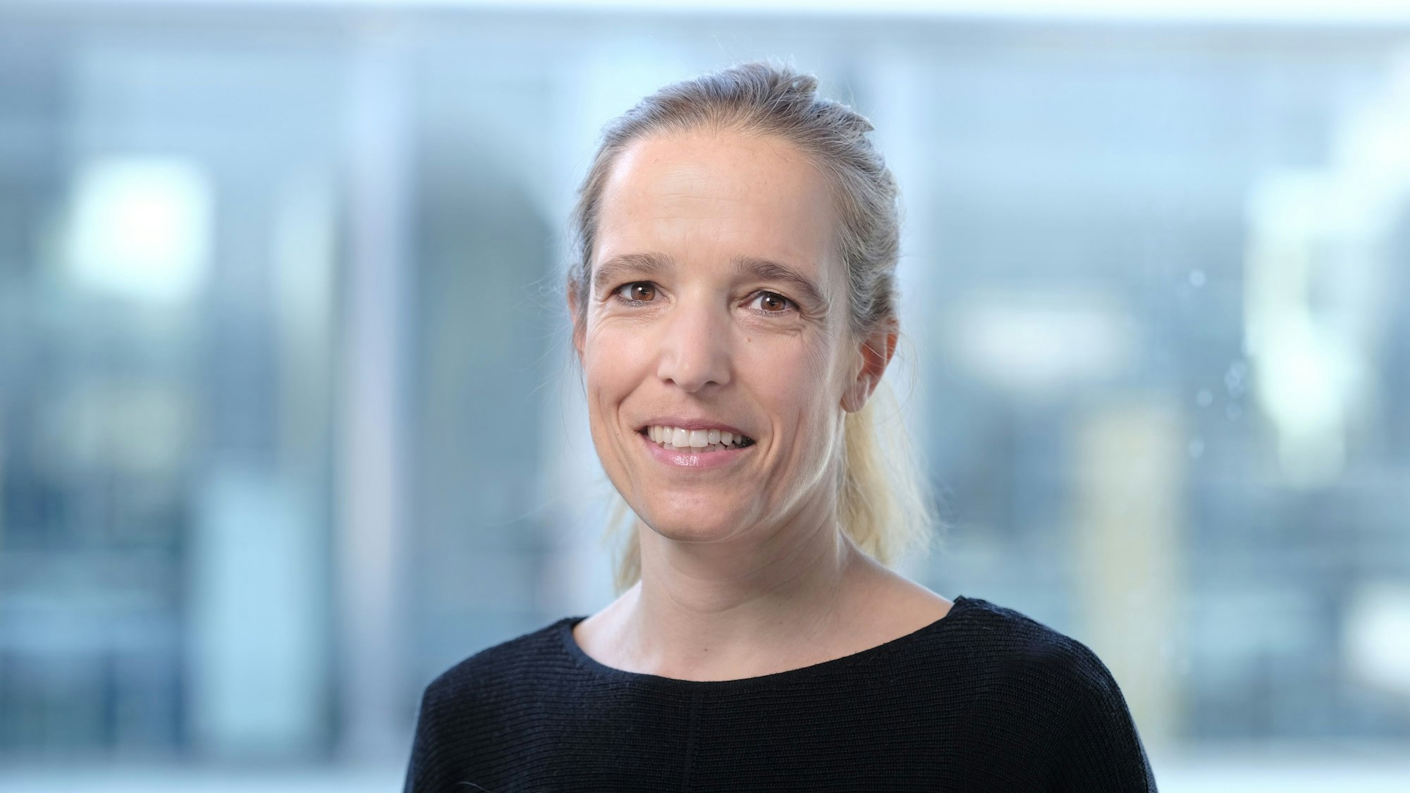 Sabine Montua, Vorsitzende der Elternvertretung am Montessori-Gymnasium in Bickendorf, Köln.