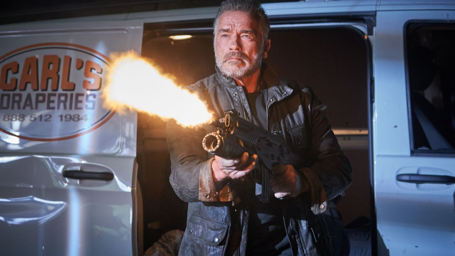 Terminator: Dark Fate ist der bislang letzte Film aus der „Terminator“-Reihe. War es auch der letzte Auftritt Arnold Schwarzeneggers in seiner Paraderolle? (Bild: 2019 Twentieth Century Fox)