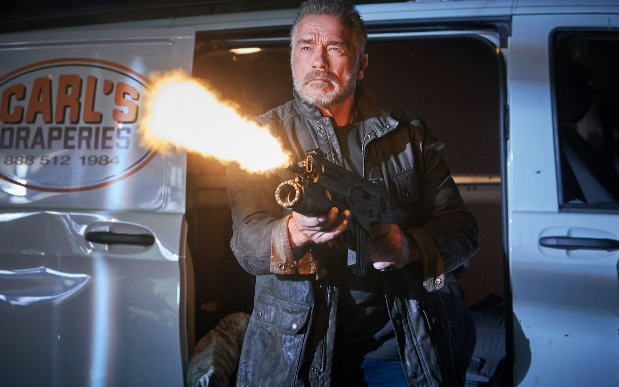 Terminator: Dark Fate ist der bislang letzte Film aus der „Terminator“-Reihe. War es auch der letzte Auftritt Arnold Schwarzeneggers in seiner Paraderolle? (Bild: 2019 Twentieth Century Fox)