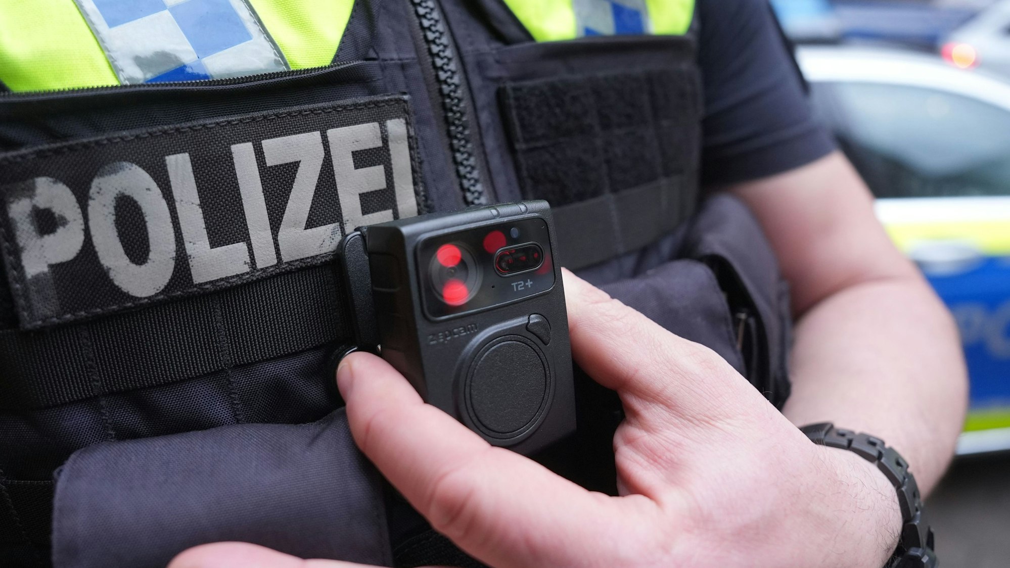 Zu sehen ist eine Bodycam.