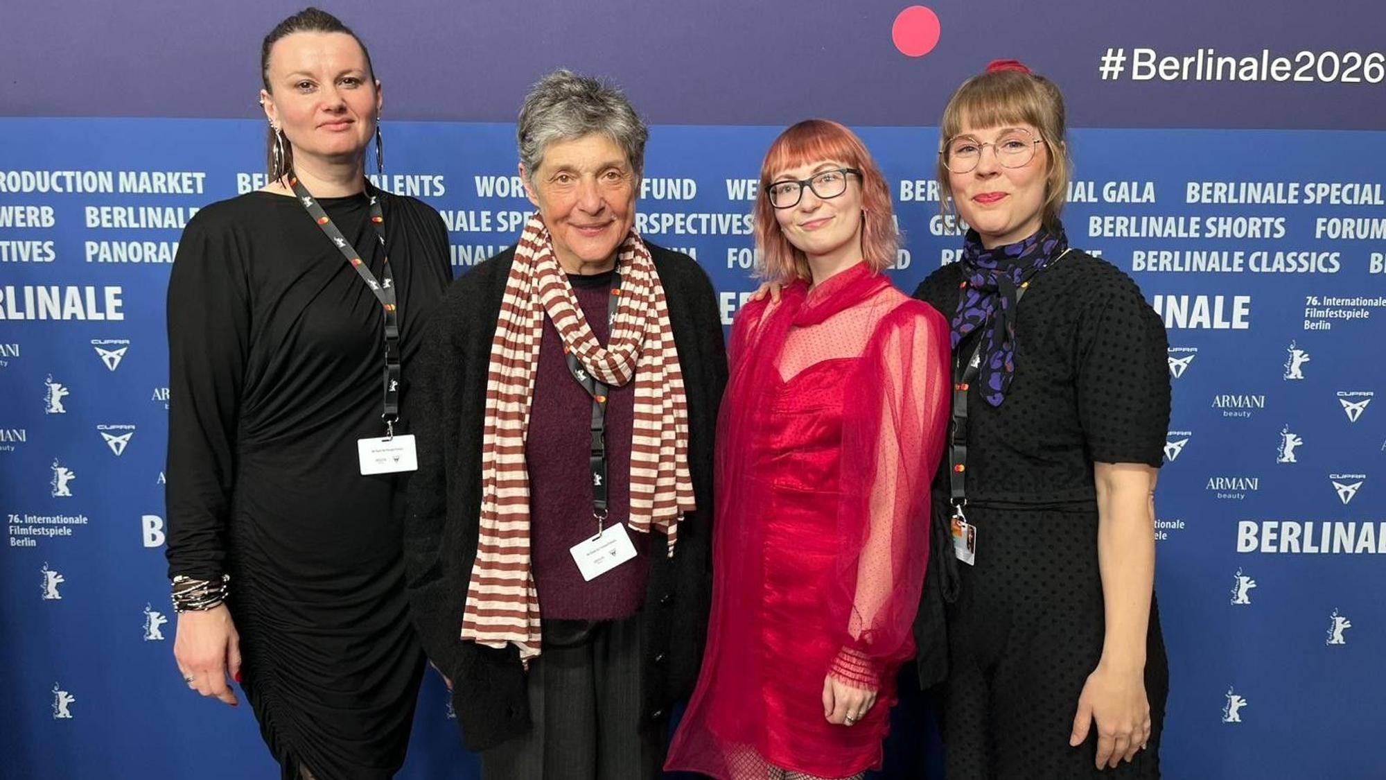 Internationale Jury Label Europa Cinemas, von links nach rechts: Maja Holek, Ute Mader (Kommunales Kino der VHS Lev), Kristiina Saar, Minna Nurmi