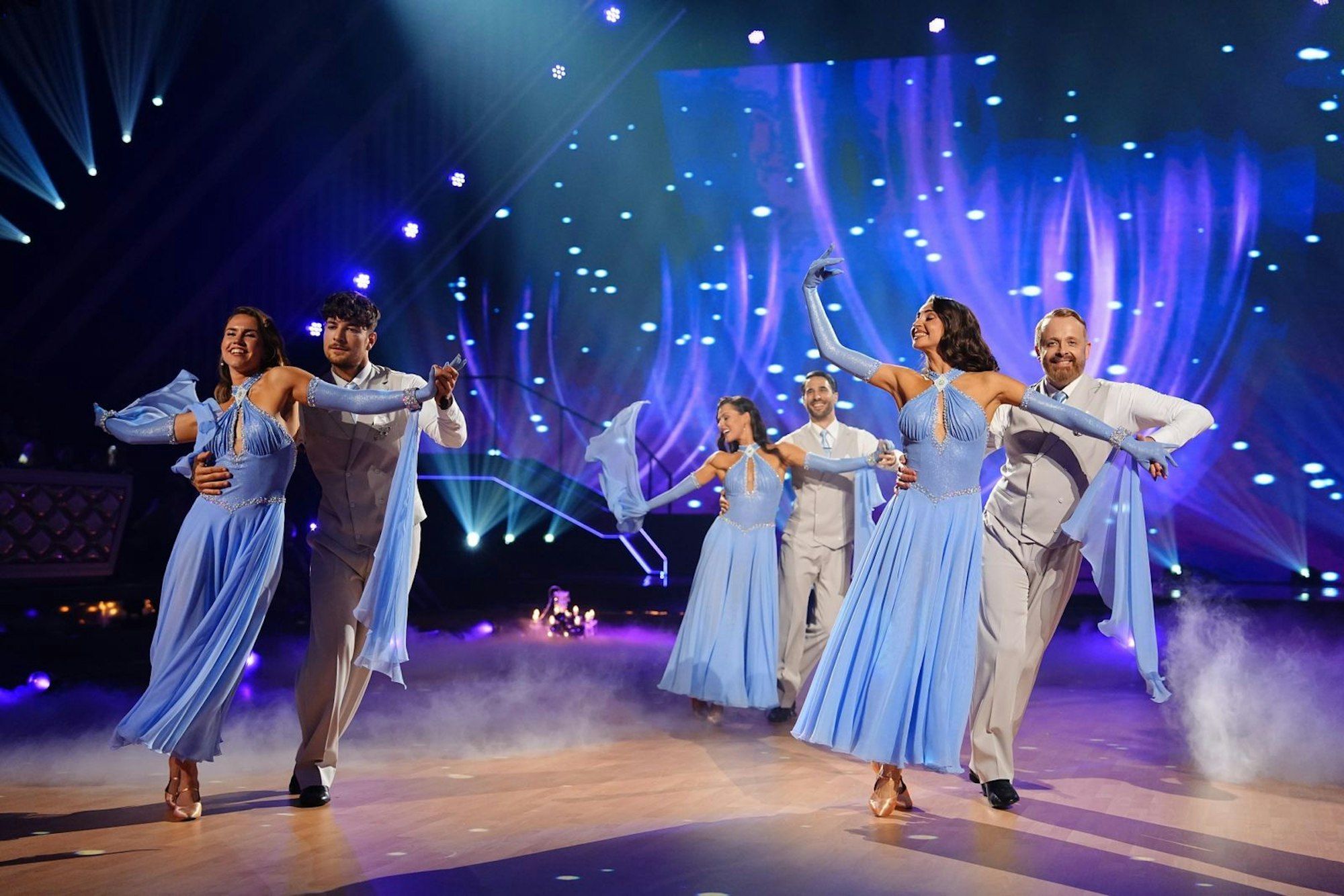 Auch beim Wiener Walzer offenbarte sich: Da ist noch Luft nach oben. (Bild: RTL / Stefan Gregorowius)