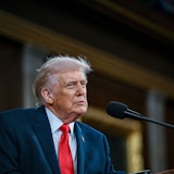 US-Präsident Donald Trump hält die Rede zur Lage der Nation vor einer gemeinsamen Sitzung des Kongresses im US-Kapitol.