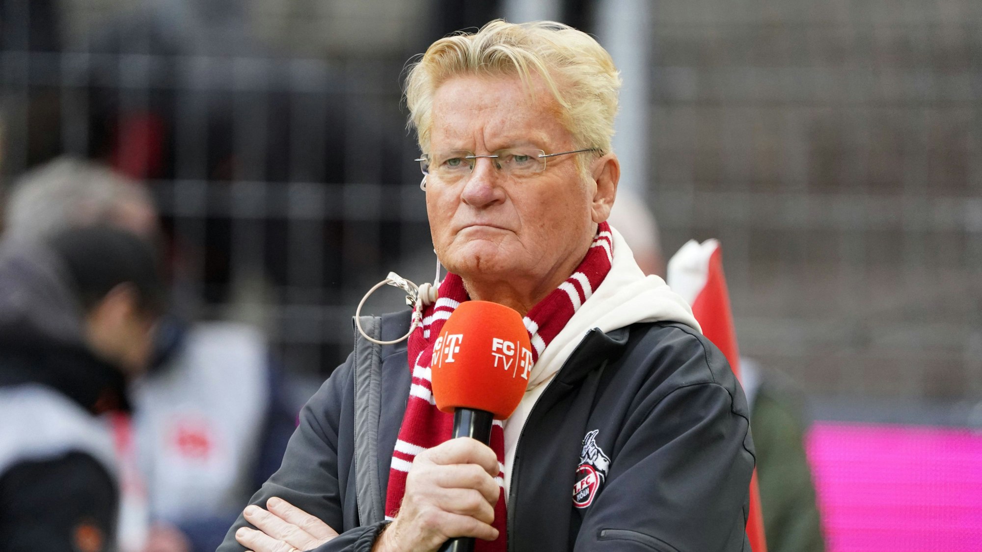 Michael Trippel an seinem Arbeitsplatz im Rhein-Energie-Stadion