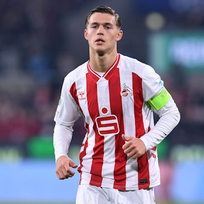 Fußball UEFA Youth League Sechszehntelfinale 1. FC Köln - Inter Mailand am 04.02.2026 im RheinEnergieStadion in Köln Jonathan Friemel Köln *** Soccer UEFA Youth League round of 16 1 FC Köln Inter Milan on 04 02 2026 at RheinEnergieStadion in Cologne Jonathan Friemel Cologne xRx