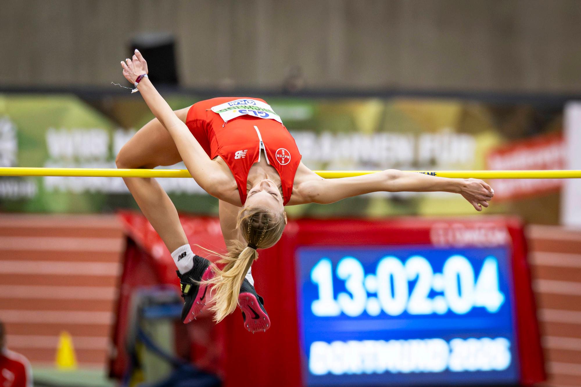 Deutsche Leichtathletik-Hallenmeisterschaften Dortmund, 28.02.2026 Bianca Stichling TSV Bayer 04 Leverkusen Deutsche Leichtathletik-Hallenmeisterschaften am 28.02.2026 in der Helmut-Körnig-Halle, Dortmund Nordrhein-Westfalen *** German Indoor Athletics Championships Dortmund, 28 02 2026 Bianca Stichling TSV Bayer 04 Leverkusen German Indoor Athletics Championships on 28 02 2026 in the Helmut Körnig Hall, Dortmund North Rhine-Westphalia Copyright: xBEAUTIFULxSPORTS/B.Hoffmannx