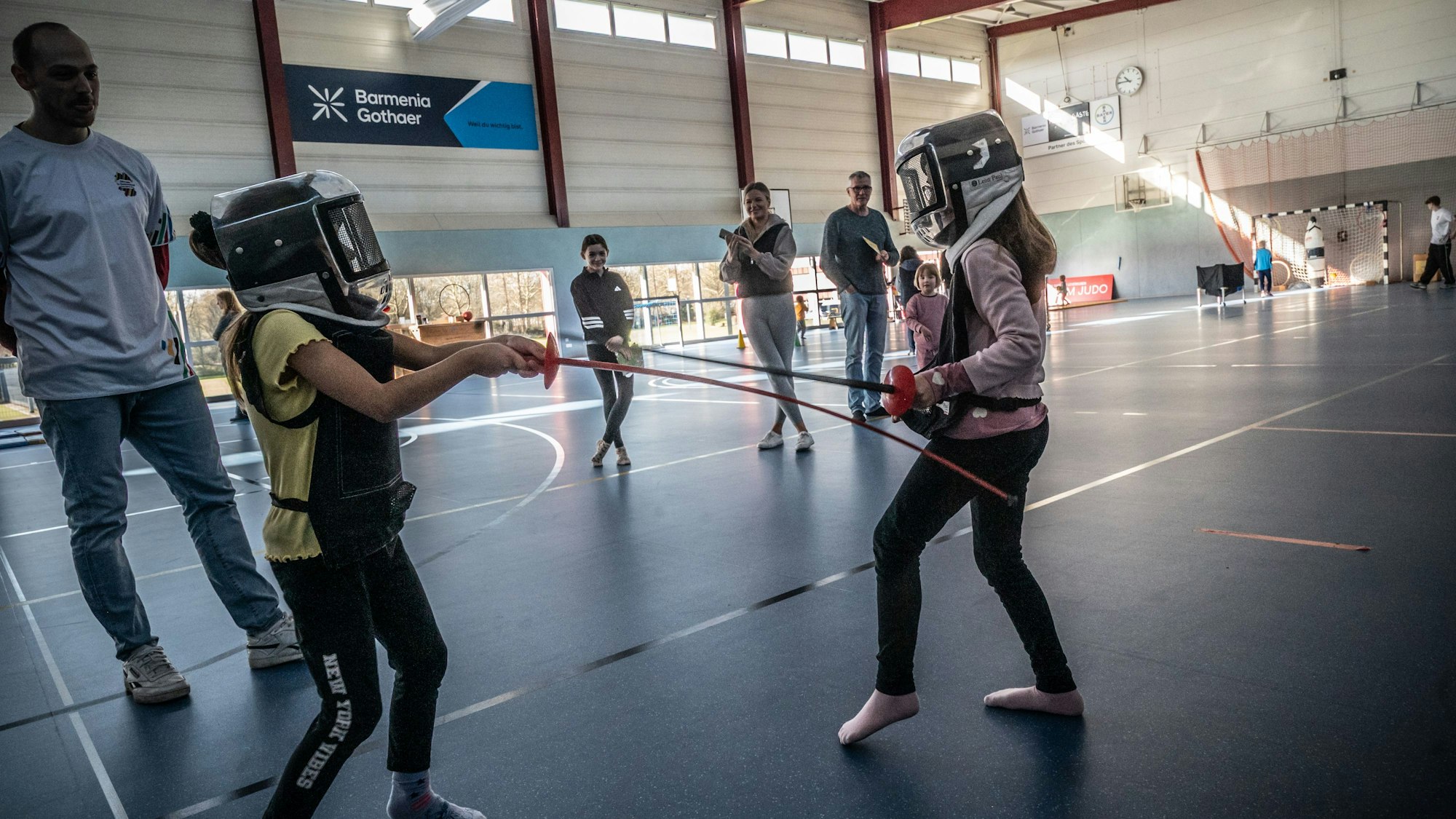 Heute Gratis: TSV Bayer 04 Kids Sonntag. Kinder können Olympische Sportarten ausprobieren.
