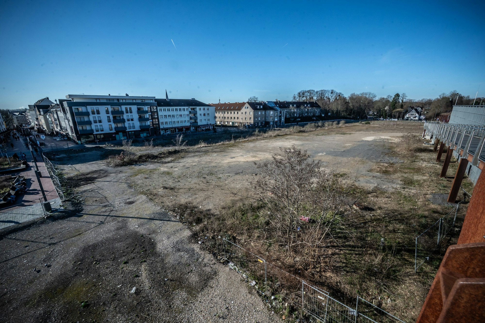 Das Bahnhofsquartier-Grundstück in der Bahnstadt Opladen