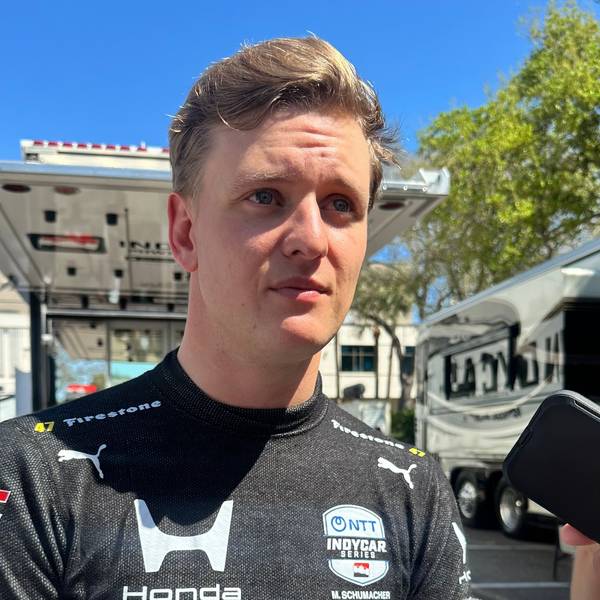 Mick Schumacher ist beim IndyCar-Rennen zu sehen.