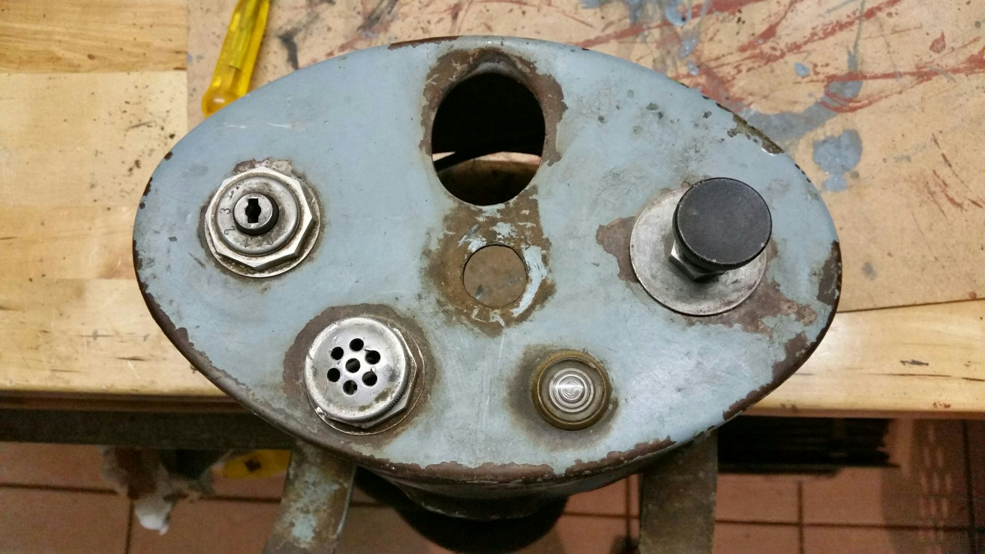 Bernd Lescrinier aus Troisdorf Friedrich-Wilhelms-Hütte hat einen Eicher Traktion aus dem Baujahr 1958 komplett restauriert