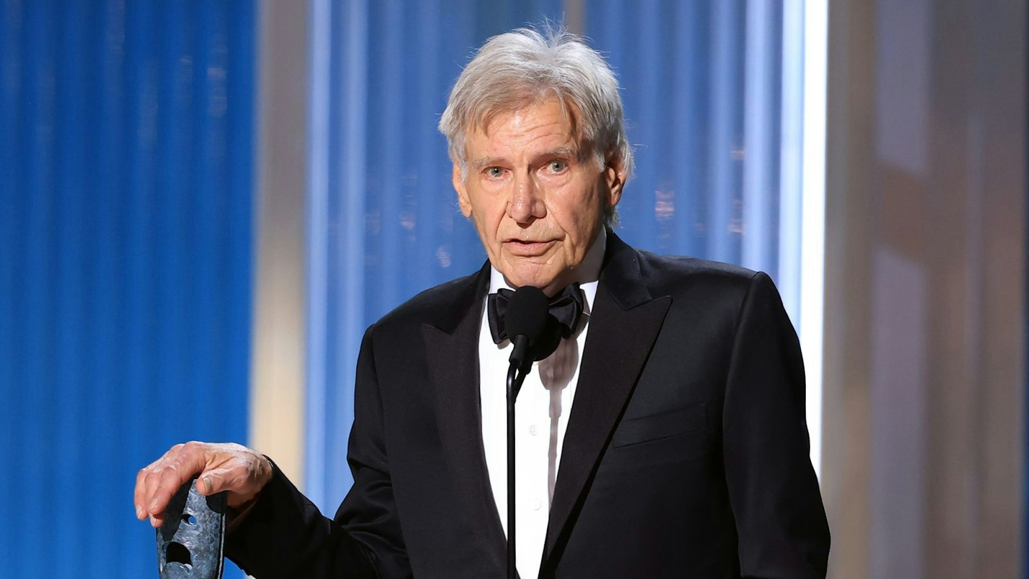 Harrison Ford wurde am Wochenende für sein Lebenswerk geehrt. (Bild: 2026 Getty Images/Matt Winkelmeyer)