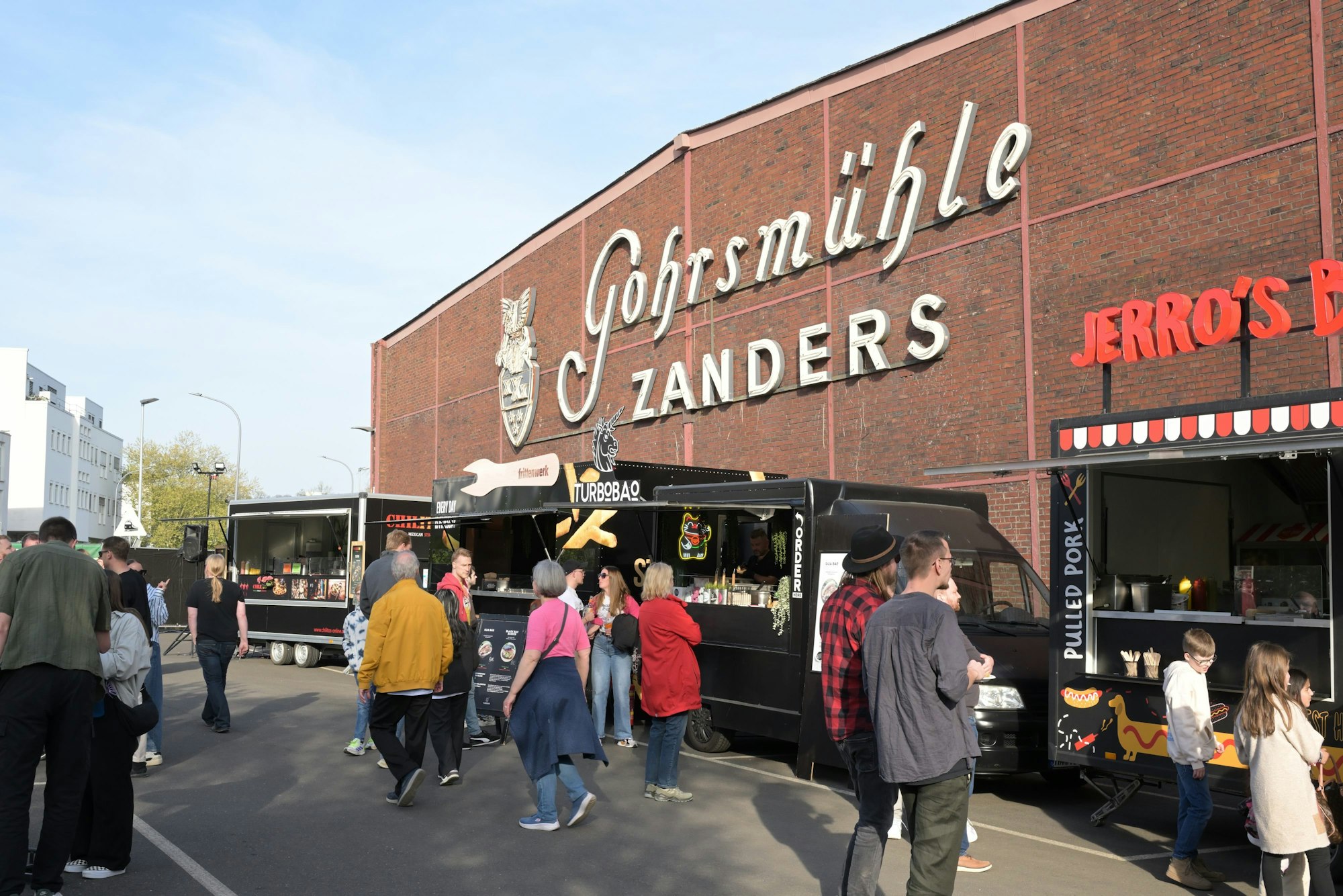 Streetfoodanbieter auf dem Zanders-Gelände