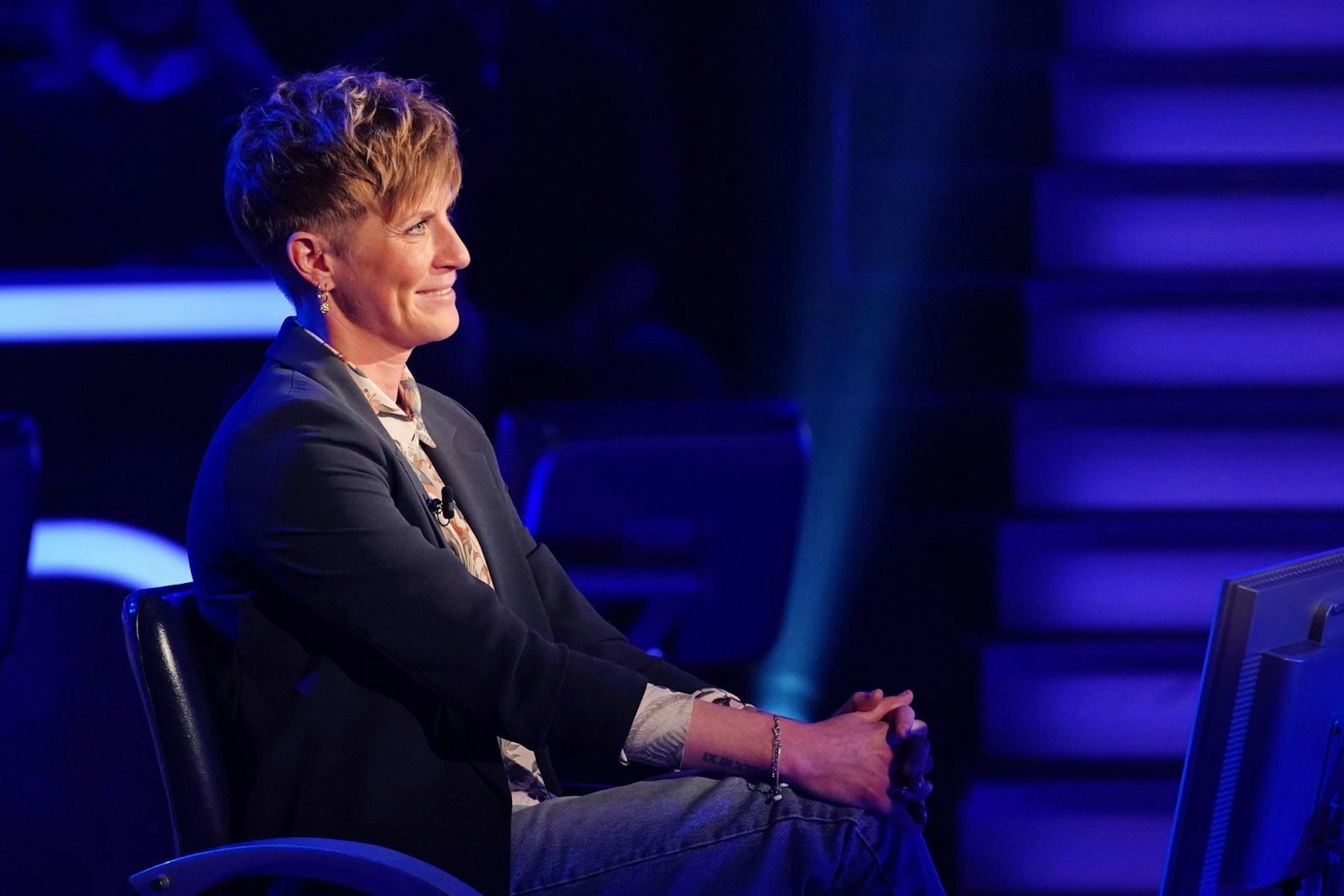 Überhangkandidatin Nadine Christmann aus Bocholt erspielte 8.000 Euro. (Bild: RTL / Stefan Gregorowius)