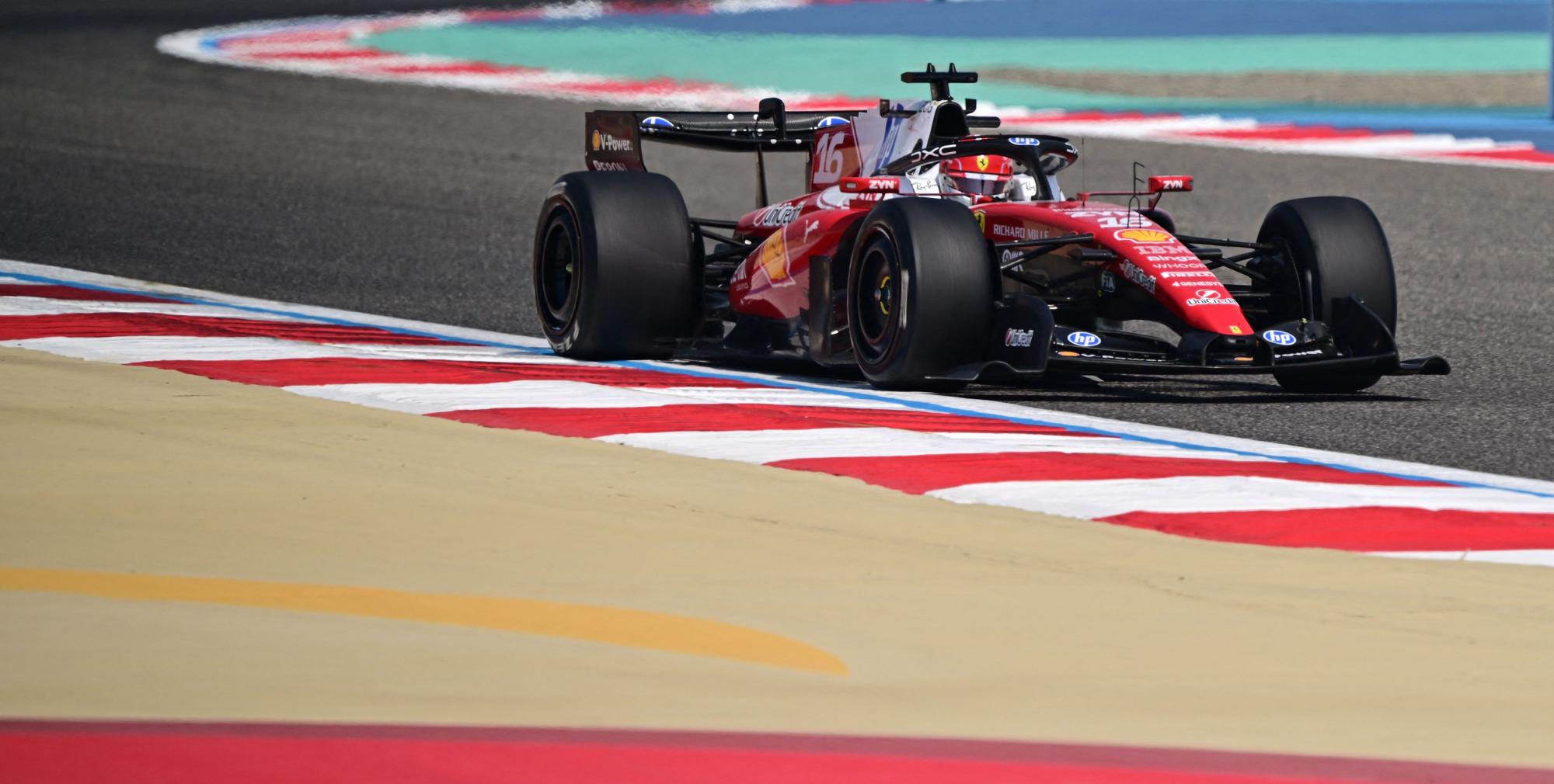 Charles Leclerc konnte mit dem Drehflügel im Ferrari die beste Rundenzeit hinlegen.