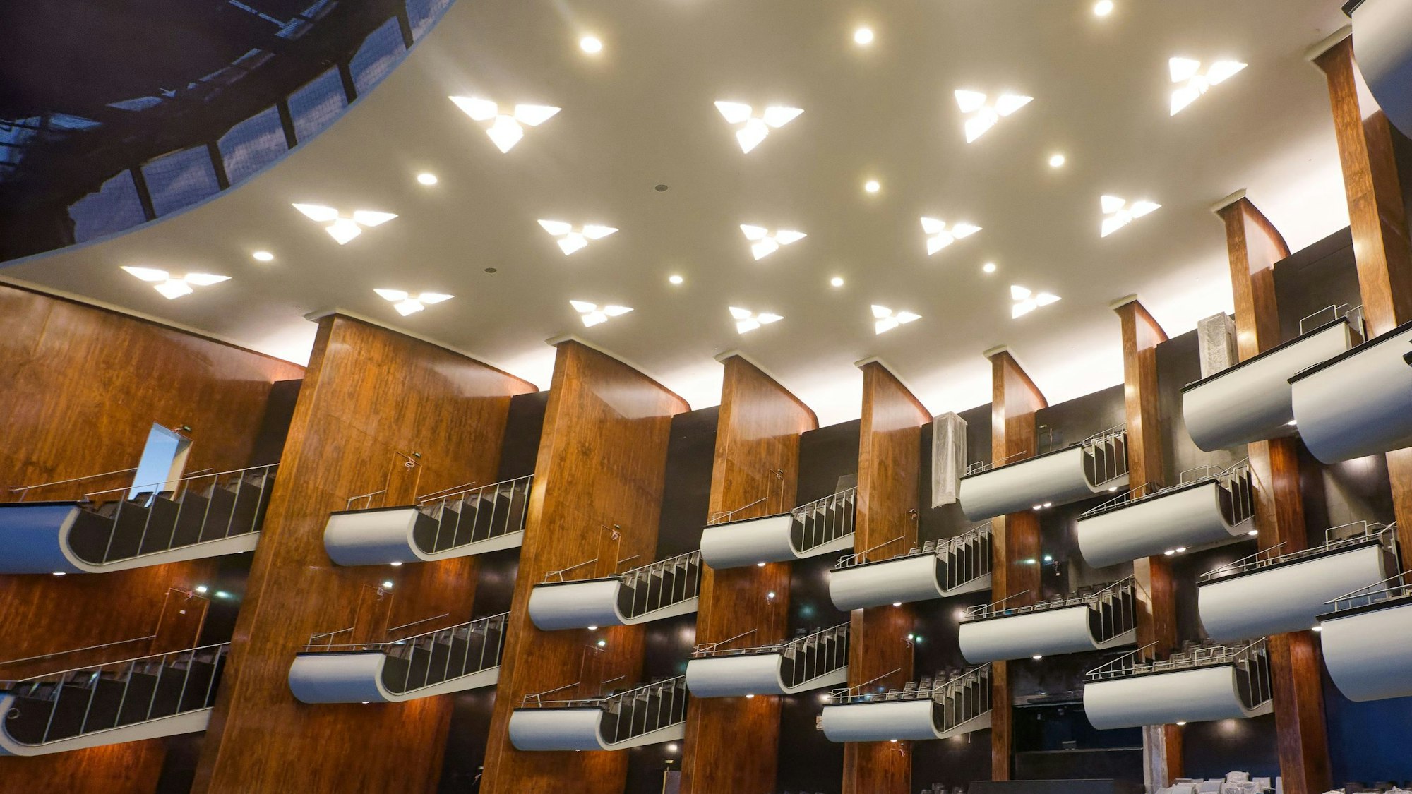 Der Zuschauerraum der Oper in Köln.