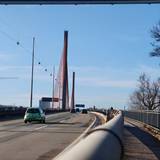 Die Nordbrücke wird ab sofort für den Autoverkehr gesperrt. (Archivbild)
