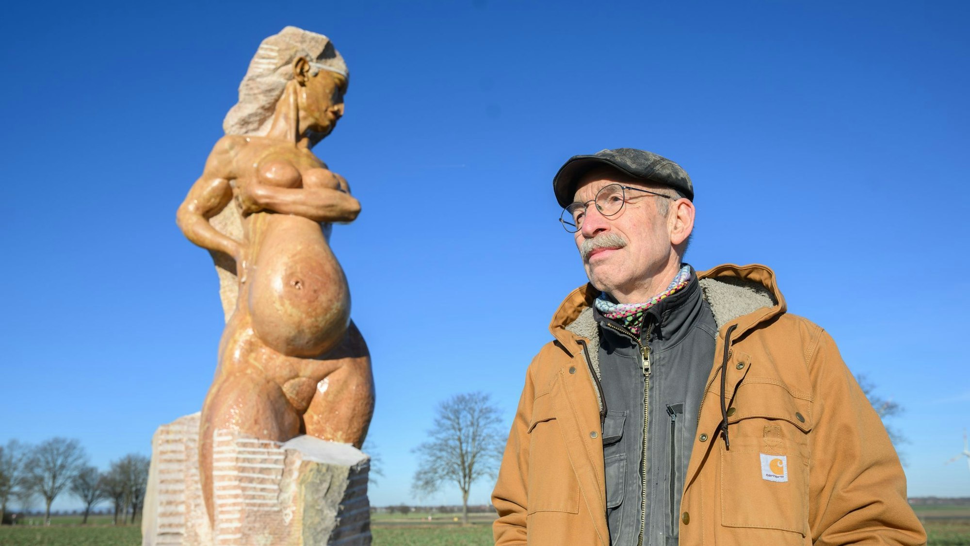 Der Künstler will die Interpretation seines Werkes anderen überlassen.