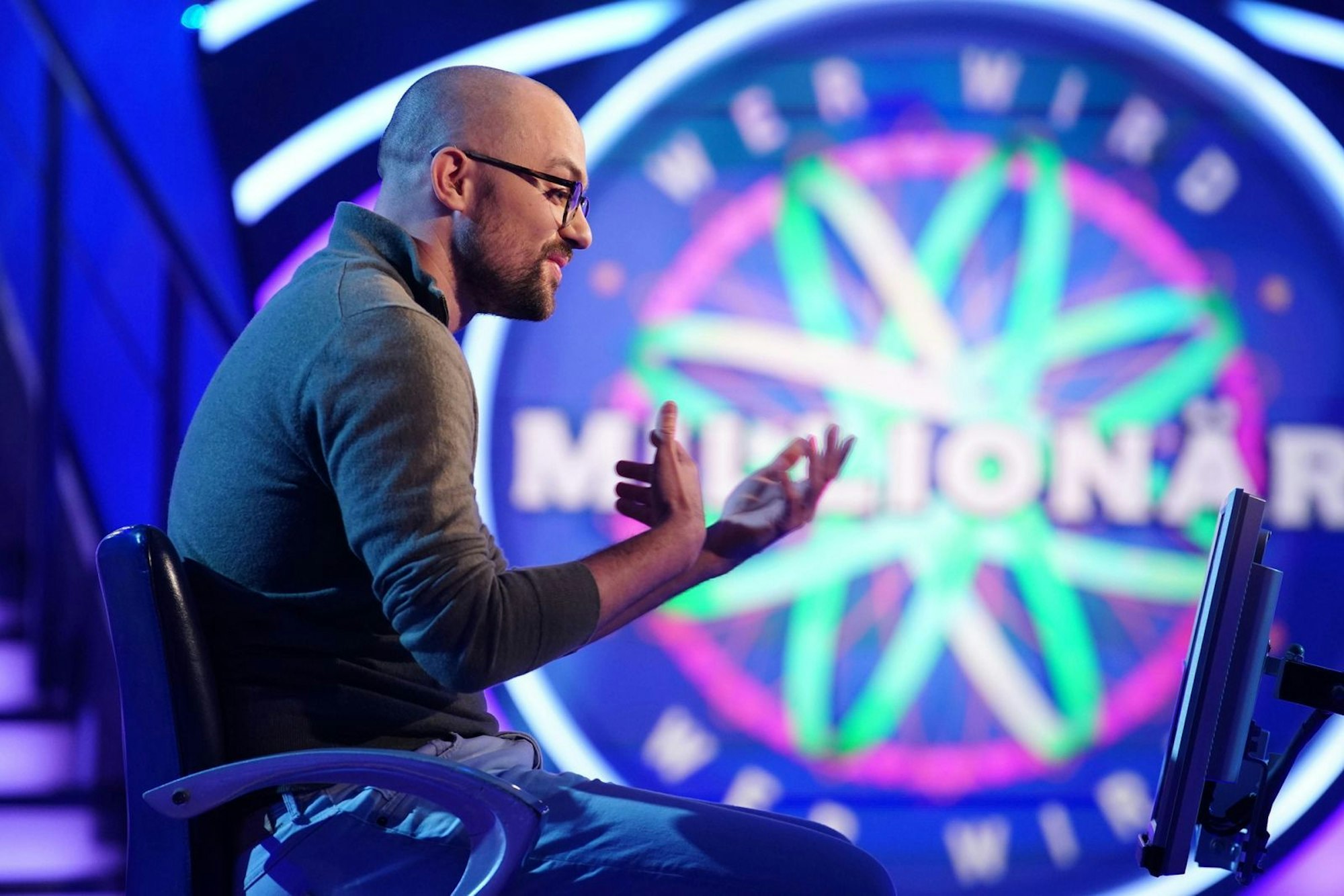 Chrestien Delonge ging mit 64.000 Euro. Es wäre mehr drin gewesen, wäre er seiner Intuition gefolgt. (Bild: RTL / Stefan Gregorowius)