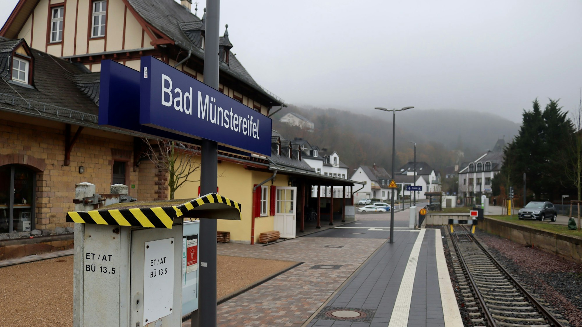 Der Bahnhof in Bad Münstereifel.
