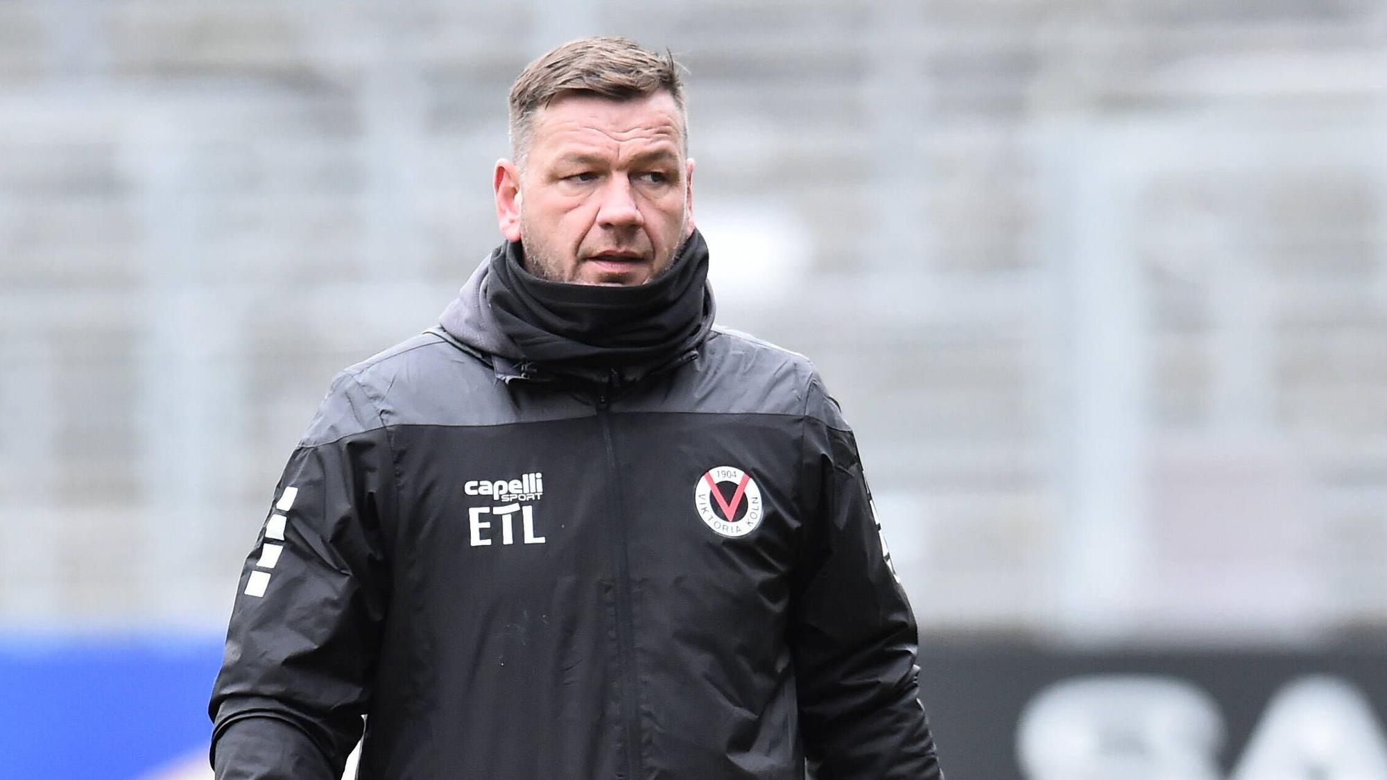 Georg Koch im Jahr 2022 im Sportpark Höhenberg. Der frühere Bundesliga-Spieler war damals bei Viktoria Köln als Torwarttrainer aktiv.