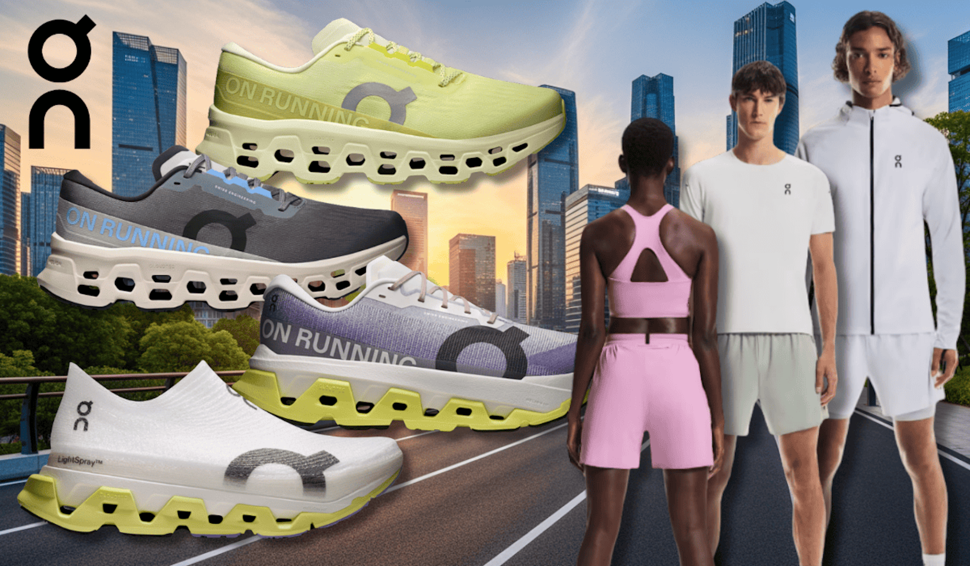 Die On Running Cloudmonster 3 Sneaker und On Running Mode