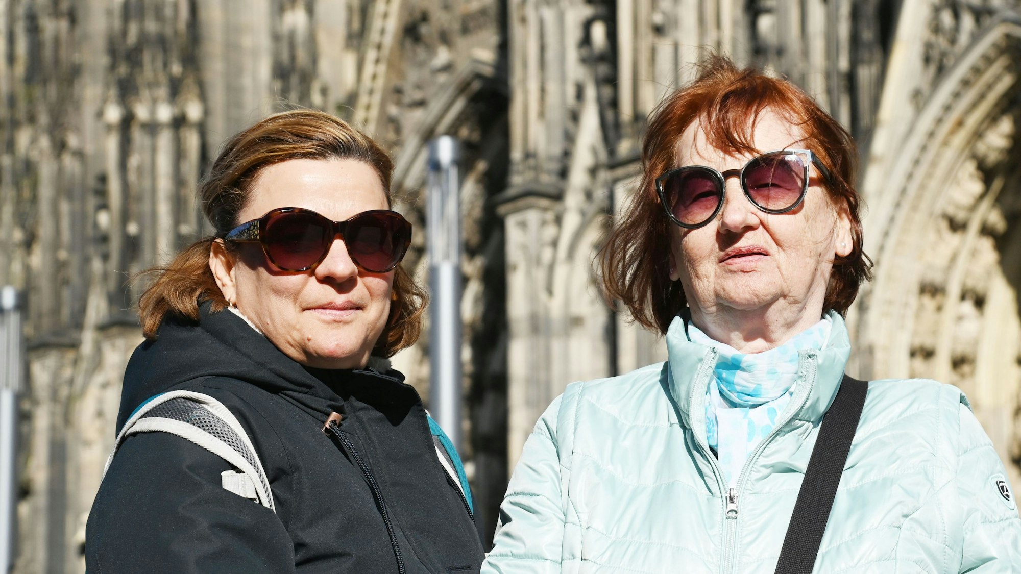 Claudia Maier (l.) und Ingrid Heinemann aus Düsseldorf