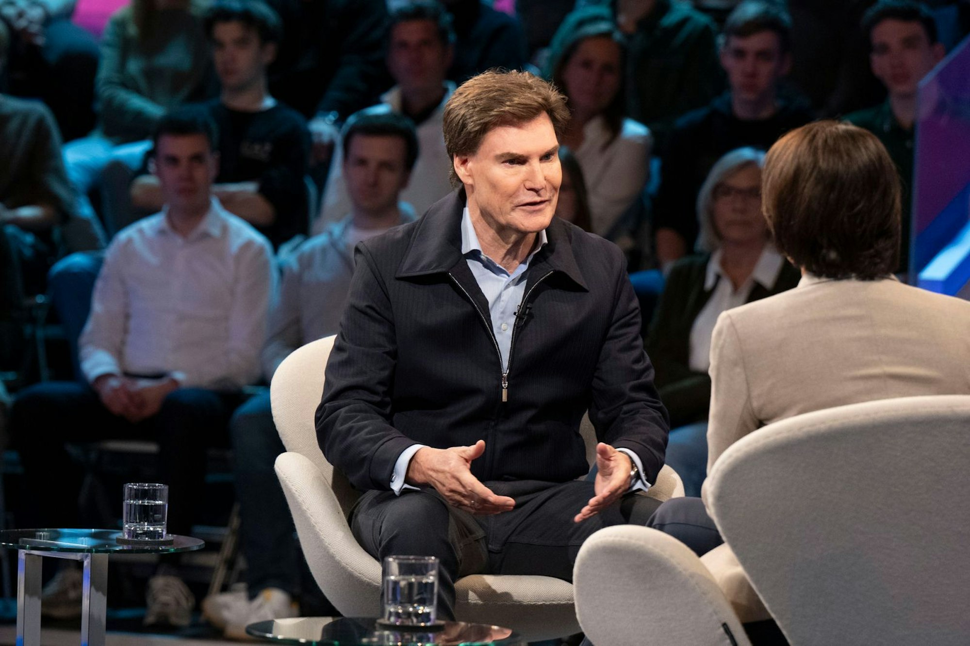 Investor Carsten Maschmeyer sprach bei Maischberger über Donald Trump und den Angriff der USA und Israels auf den Iran. (Bild: WDR/ Melanie Grande)