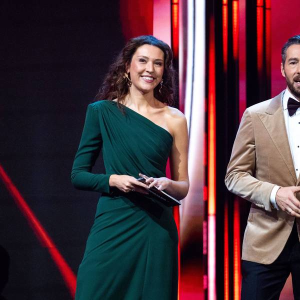 Lena Kesting mit Sven Voss bei der ZDF-Gala zur Ehrung der Sportler des Jahres 2025.