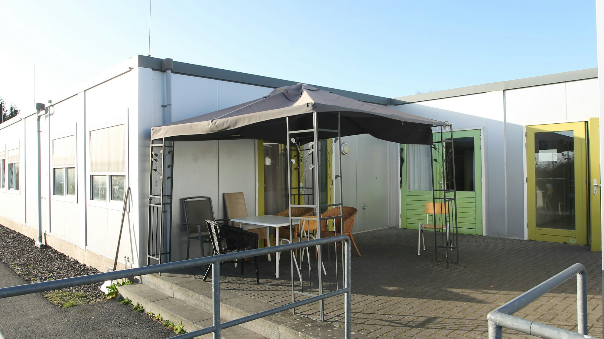 Flüchtlingsunterkunft in Containerbauweise