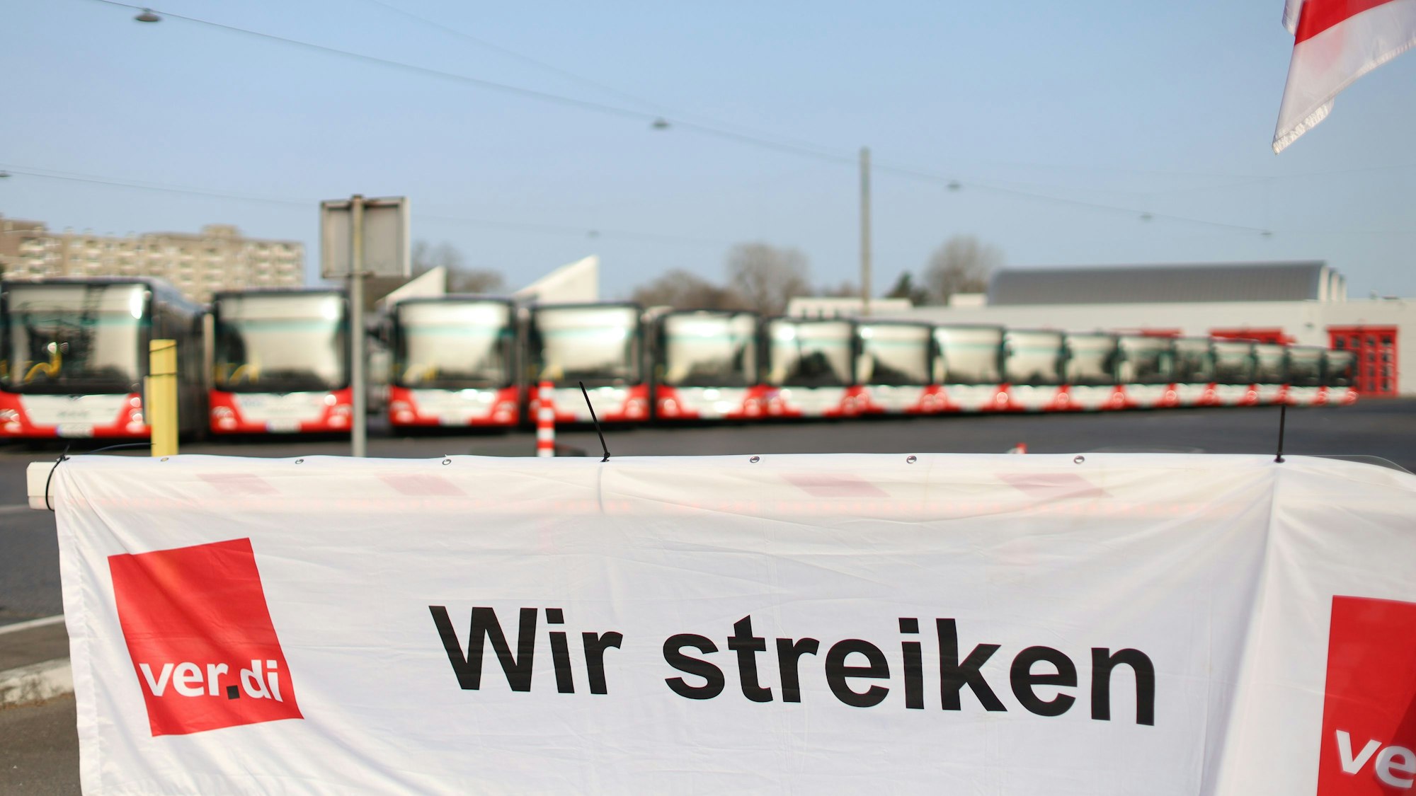 Von den Warnstreiks im Öffentlichen Personennahverkehr ist auch die KVB betroffen.