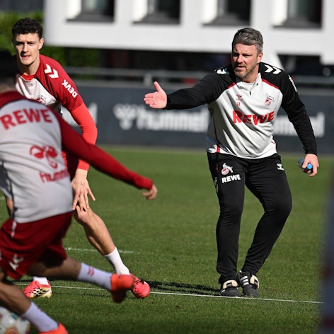 Lukas Kwasniok erlebte mit seinen Spielern eine intensive Trainingswoche. Der Glaube des Trainers an einen Sieg über Dortmund ist stark.