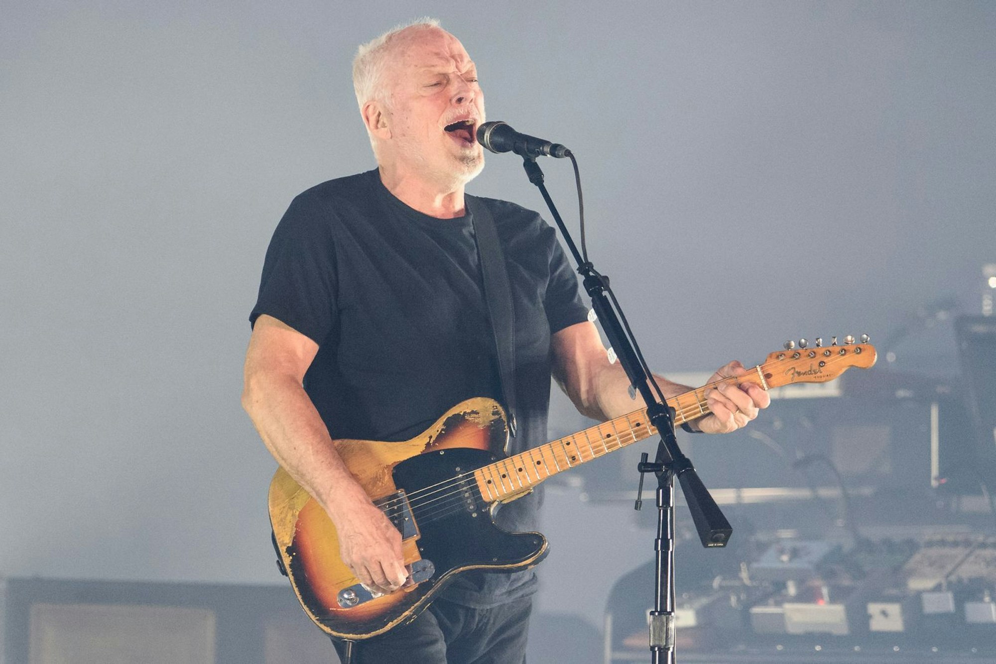 David Gilmour bei einem Auftritt am Madison Square Garden in New York im April 2016. (Bild: 2016 Getty Images/Matthew Eisman)