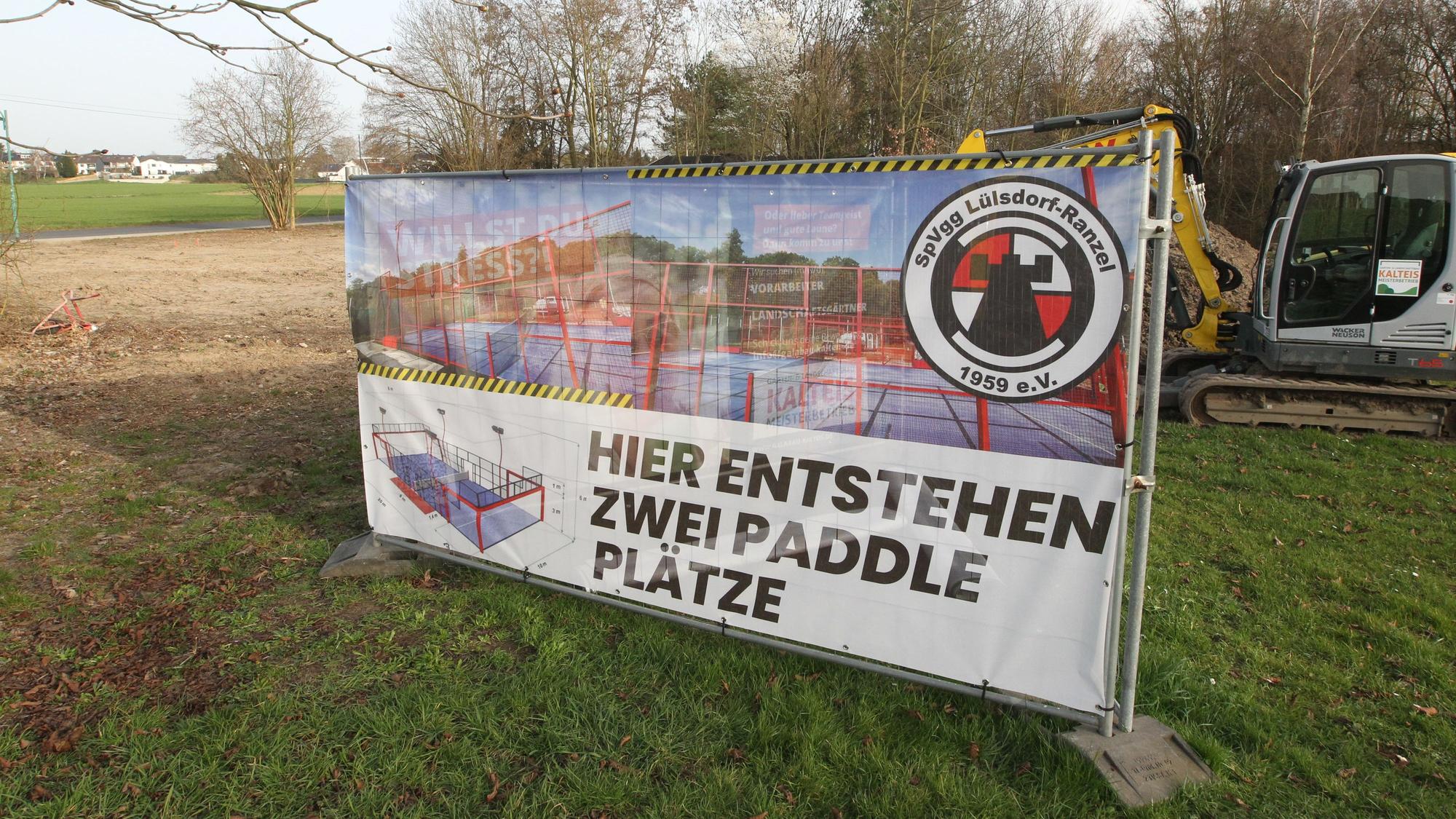 Foto von dem Bauzaun.