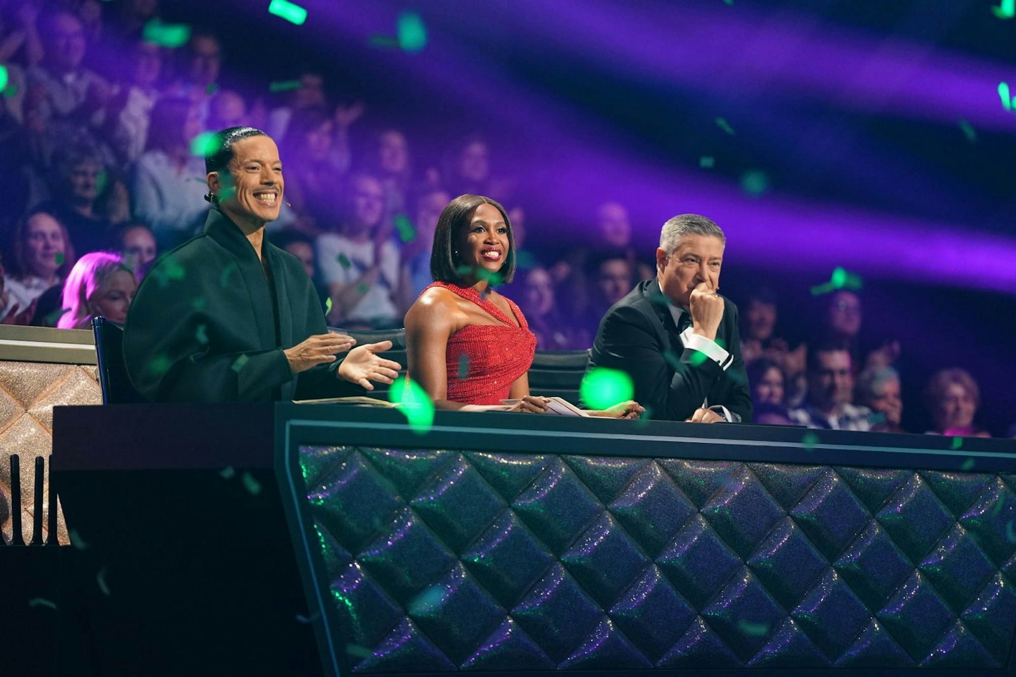 Jorge González, Motsi Mabuse und Joachim Llambi bilden seit vielen Jahren die „Let's Dance“-Jury. (Bild: RTL / Stefan Gregorowius)