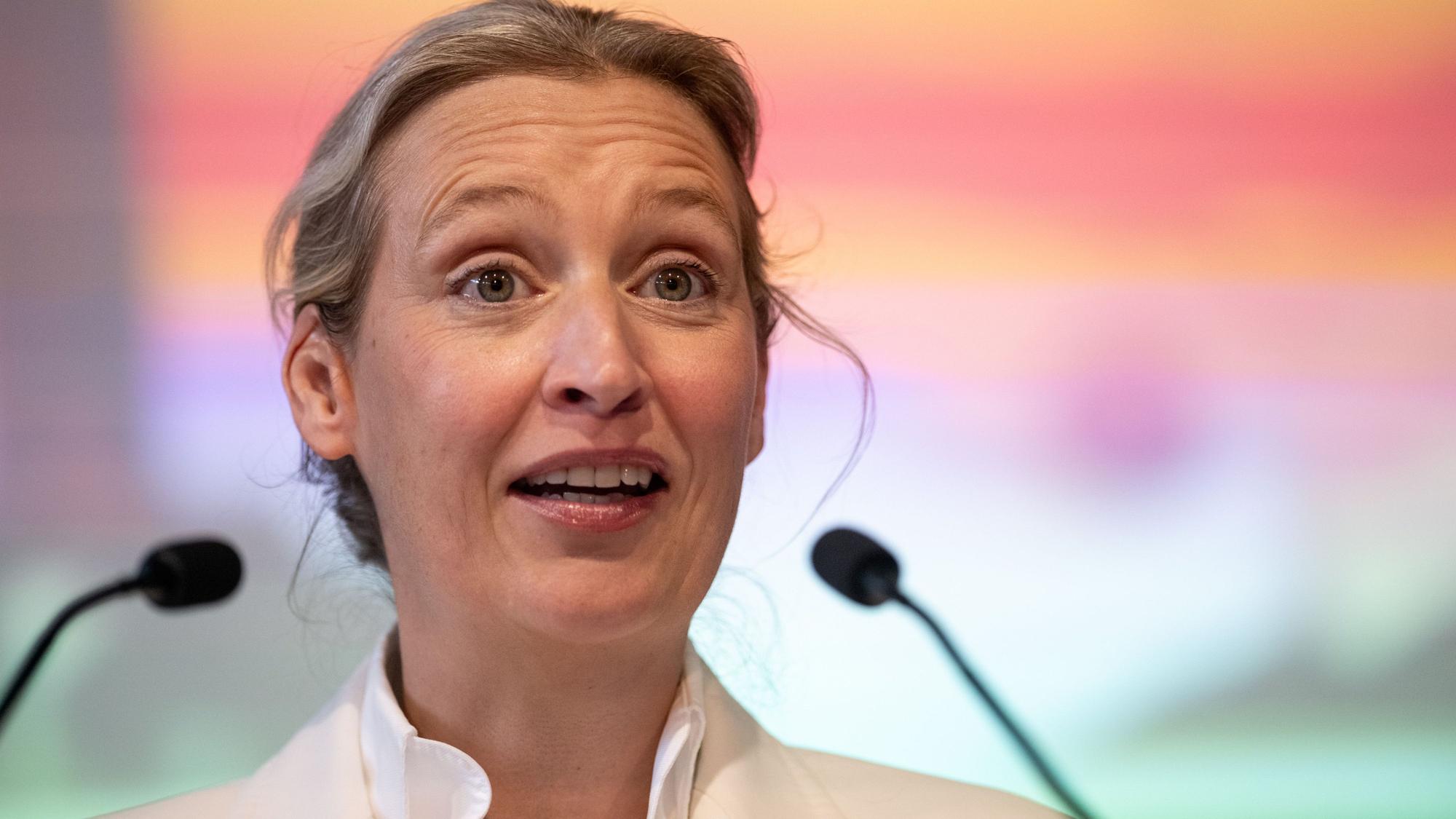 Marl: Bundesvorsitzende Alice Weidel spricht beim Landesparteitag der AfD.