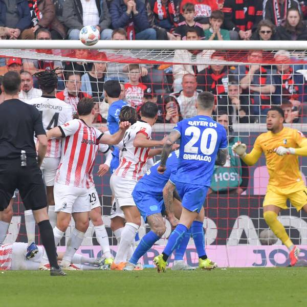 07.03.2026, xblx, Fussball 1.Bundesliga, SC Freiburg - Bayer 04 Leverkusen v.l. Alejandro Grimaldo Bayer Leverkusen, Goal scored, Tor zum 2:2 DFL/DFB REGULATIONS PROHIBIT ANY USE OF PHOTOGRAPHS as IMAGE SEQUENCES and/or QUASI-VIDEO Freiburg *** 07 03 2026, xblx, Soccer 1 Bundesliga, SC Freiburg Bayer 04 Leverkusen v l Alejandro Grimaldo Bayer Leverkusen , Goal scored, Goal to 2 2 DFL DFB REGULATIONS PROHIBIT ANY USE OF PHOTOGRAPHS as IMAGE SEQUENCES and or QUASI VIDEO Freiburg