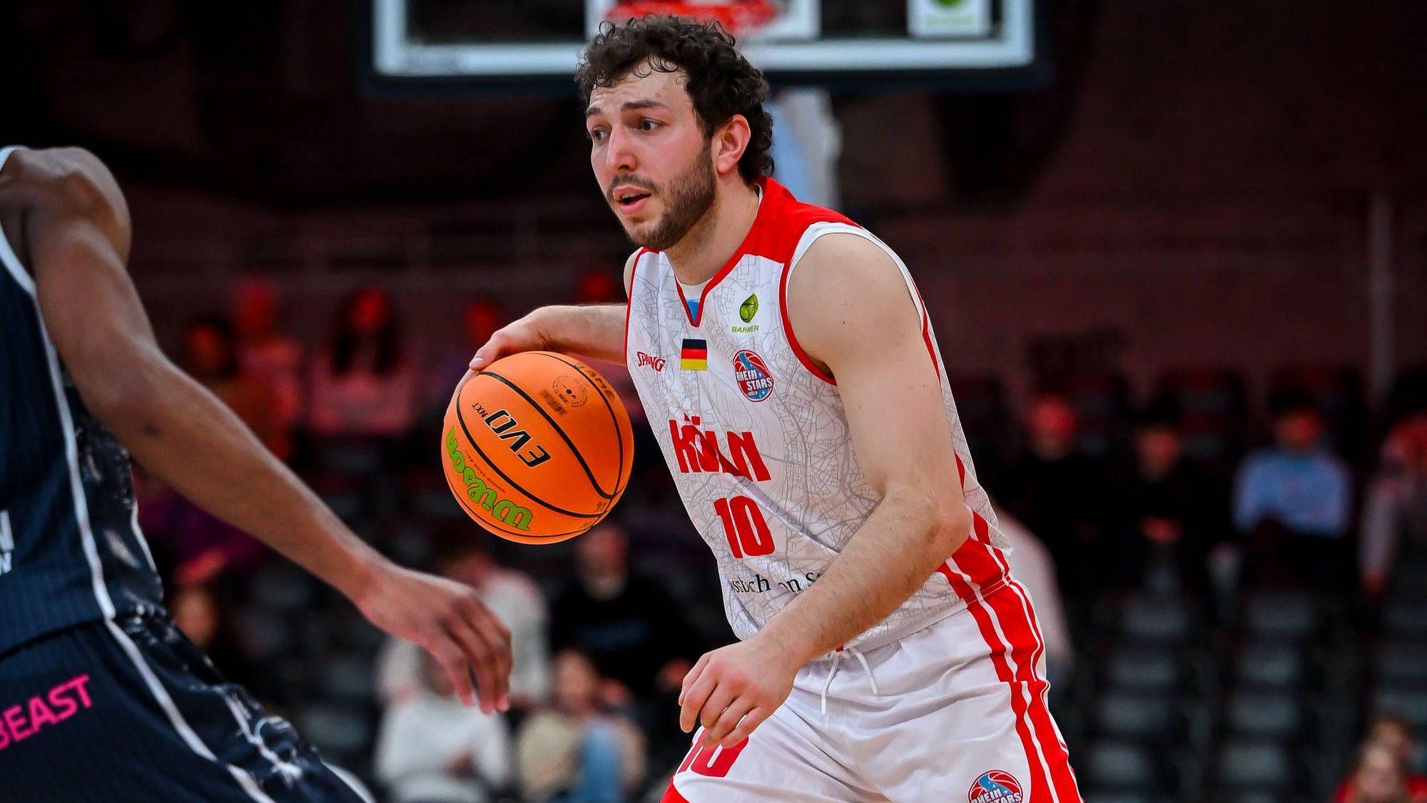 Barmer 2. Basketball Bundesliga ProA: Rheinstars Köln vs. Eisbären Bremerhaven, 15.02.2026 Haris Hujic RheinStarsKöln 10, Barmer 2. Basketball Bundesliga ProA: Rheinstars Köln vs. Eisbären Bremerhaven am 15.02.2026 in der Motorworld Köln in Koeln Nordrhein-Westfalen *** Barmer 2 Basketball Bundesliga ProA Rheinstars Köln vs Eisbären Bremerhaven, 15 02 2026 Haris Hujic RheinStarsKöln 10 , Barmer 2 Basketball Bundesliga ProA Rheinstars Köln vs Eisbären Bremerhaven on 15 02 2026 at Motorworld Köln in Cologne North Rhine-Westphalia Copyright: xBEAUTIFULxSPORTS/Mueller-Laschetx